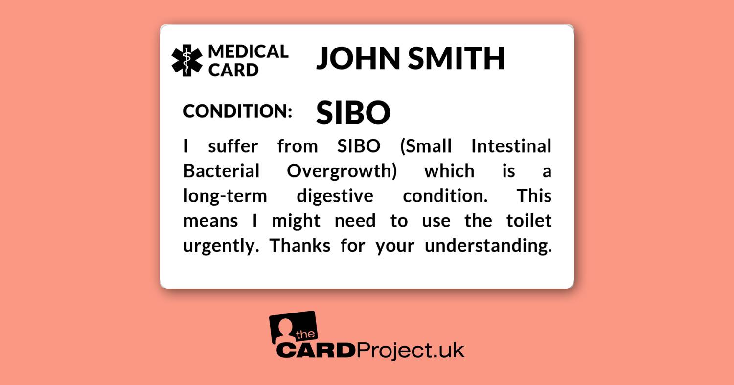 SIBO Mono Medical ID Card (FRONT)